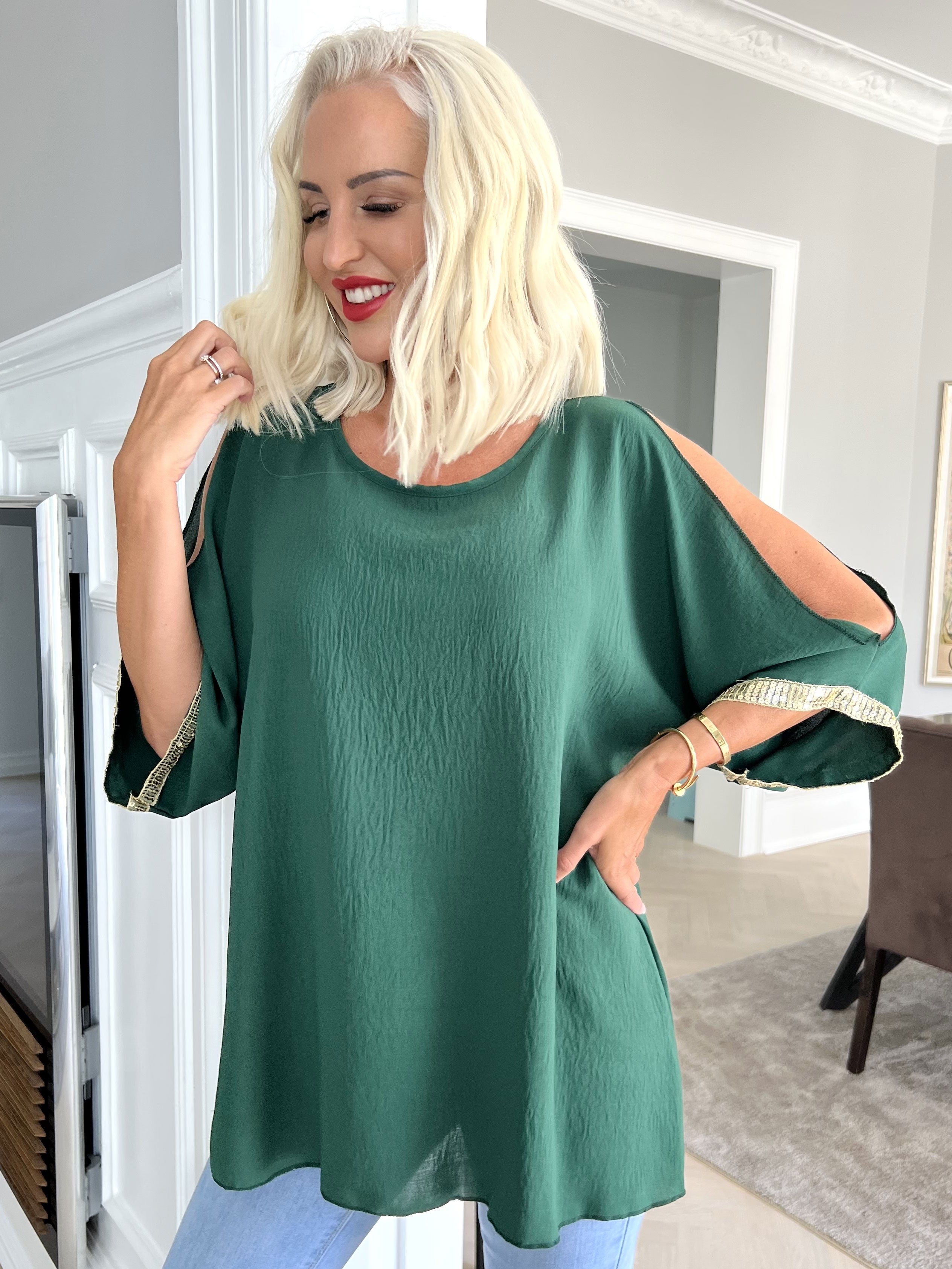 Capri - Tunika med åbne ærmer